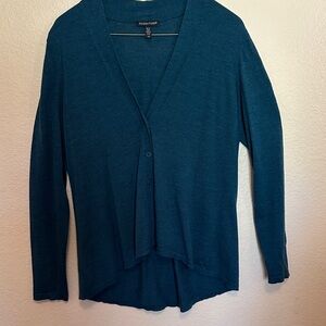 Eileen Fisher Deep Teal Cardigan